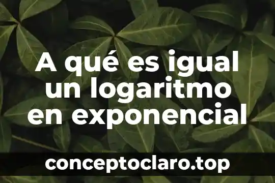 A que es igual la coseno 6 A qué es igual un logaritmo en exponencial