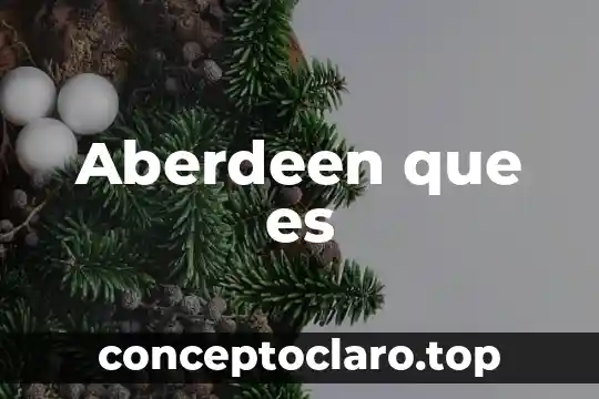 Aberdeen que es