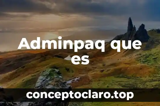 Adminpaq que es