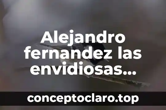 Alejandro fernandez las envidiosas diran que es paint