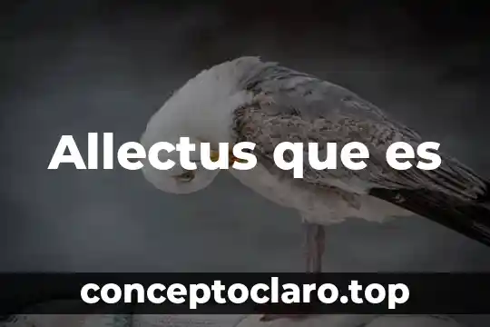 Allectus que es