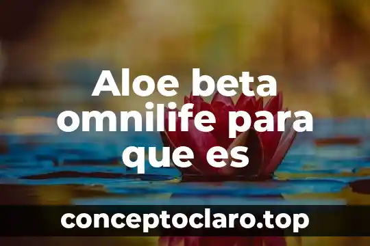Que es significa comportamiento beta en psicologia 5 Aloe beta omnilife para que es