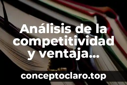 Análisis de la competitividad y ventaja competitiva que es