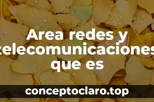 Qué es un sistema en telecomunicaciones 7 Area redes y telecomunicaciones que es