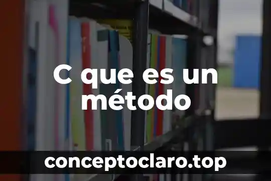 Que es el metodo de las diagonales 8 C que es un método