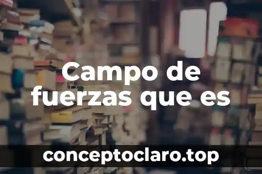 Campo de fuerzas que es