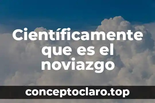 Científicamente que es el noviazgo