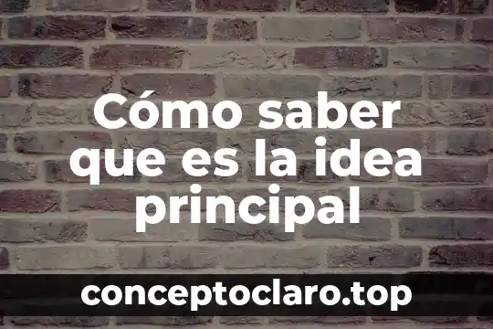 Por que es importnte saber de los meteoritos 5 Cómo saber que es la idea principal