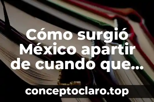 Cómo surgió México apartir de cuando que es virreinato