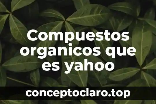 Que es alimentos transgenicos y organicos 4 Compuestos organicos que es yahoo