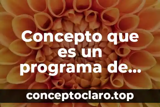 Concepto que es un programa de accion en partidos politicos