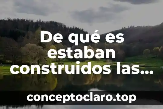 De qué es estaban construidos las casas de los cerditos