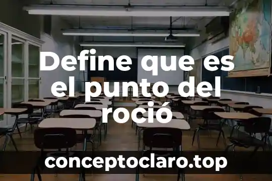 Que es avasallar concepto 5 Define que es el punto del roció