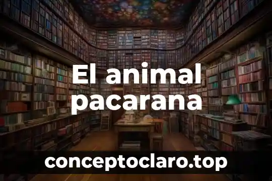 El animal pacarana