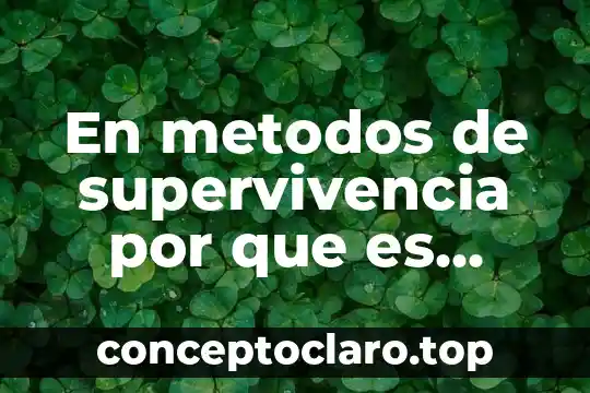 En metodos de supervivencia por que es bueno abrazarse