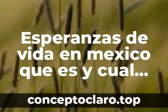 Que es un citoplasma y cual es su funcion 5 Esperanzas de vida en mexico que es y cual es