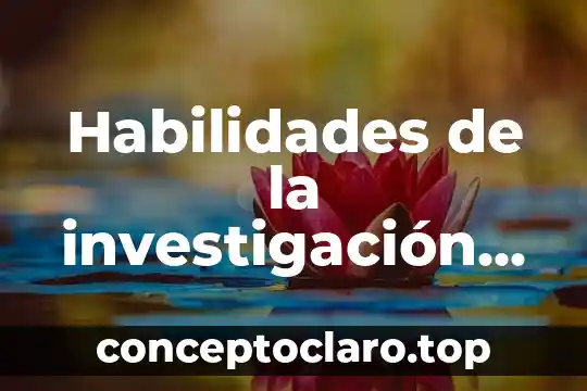 Qué es el universo en la investigación de campo 5 Habilidades de la investigación que es