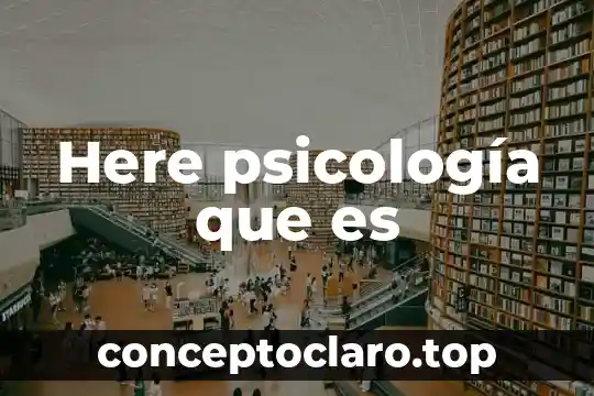 En psicología que es adaptación 3 Here psicología que es