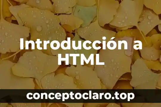 Que es la base en html 8 Introducción a HTML