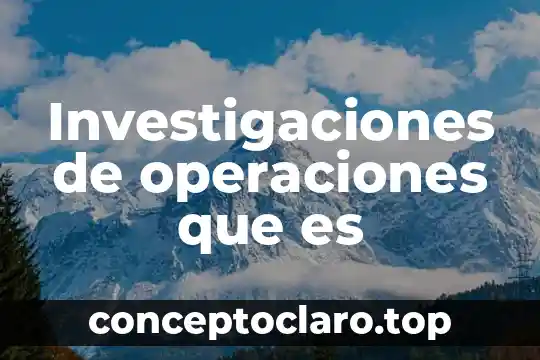 Administracion de operaciones que es homeostasis y sinergia 3 Investigaciones de operaciones que es