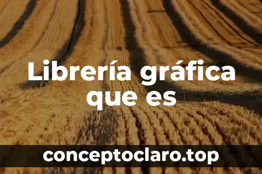 Librería gráfica que es