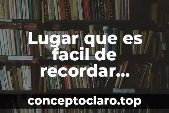 Un drama de que es el significado 4 Lugar que es facil de recordar significado