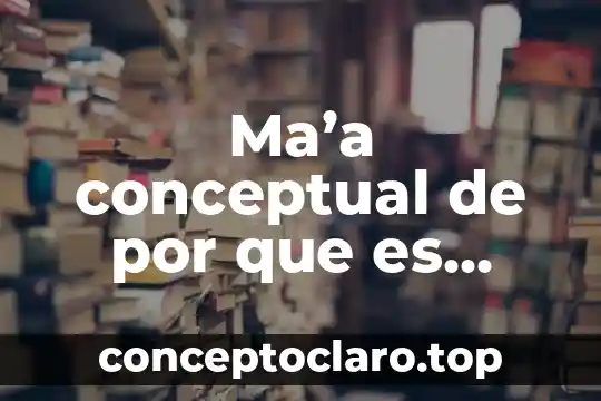 Ma’a conceptual de por que es inportante hacer ejercisio
