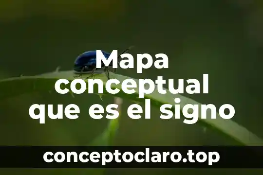 Que es un mapa tecnologico 3 Mapa conceptual que es el signo