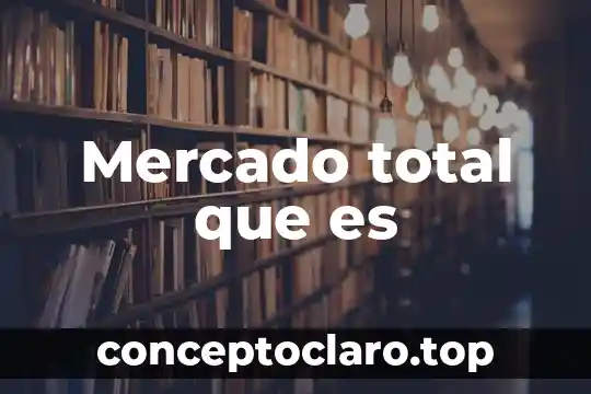 Mercado total que es