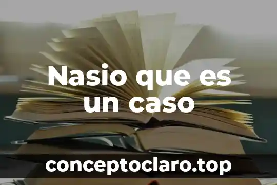 Que es el caso gramatical en el griego 3 Nasio que es un caso