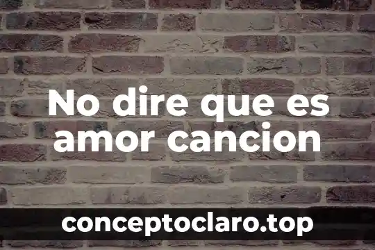 Meg hercules no dire que es amor 4 No dire que es amor cancion