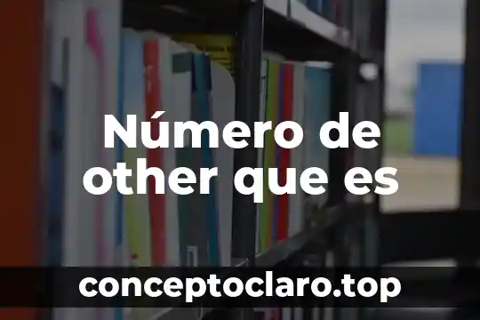 Qué es el número CAS y para qué sirve 3 Número de other que es