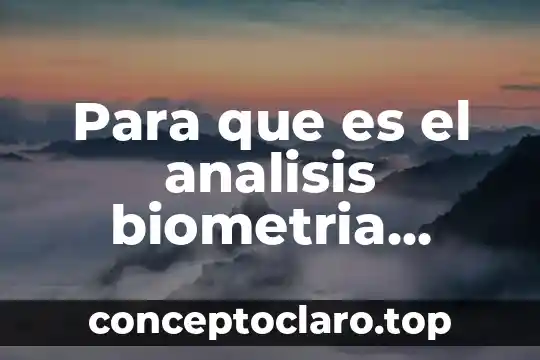 Que es un indicadores biometria hematica 5 Para que es el analisis biometria hematica
