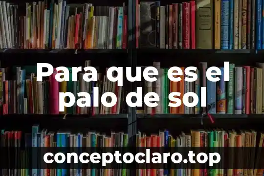 Para que es el palo de sol