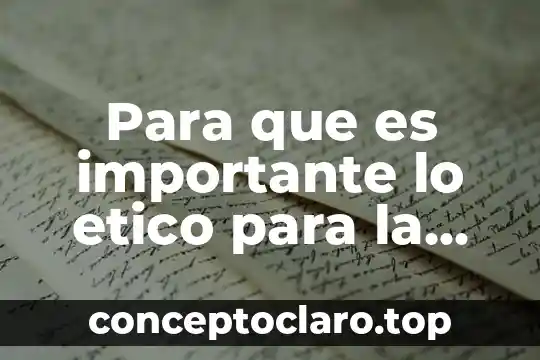 Para que es importante lo etico para la biodiversidad