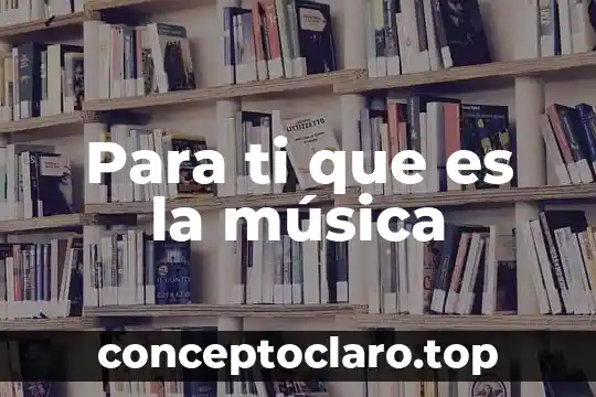Mezzo piano musica que es 5 Para ti que es la música