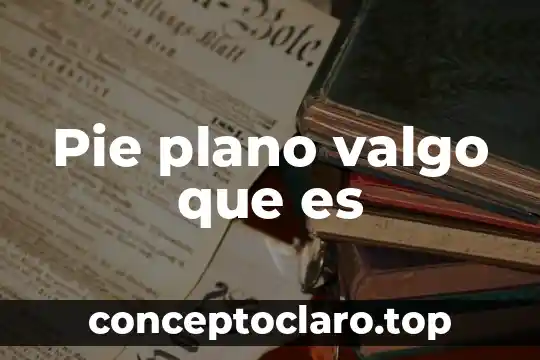 Que es un plano inclinado en la maquina simple 3 Pie plano valgo que es