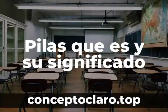 Prescibicia significado etimológico y que es 6 Pilas que es y su significado