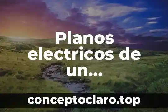 Planos electricos de un departamento que es