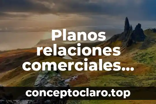 Planos relaciones comerciales definición que es prezi