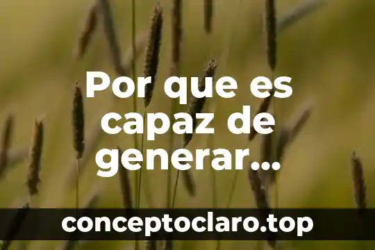 Por que es capaz de generar energia una papa