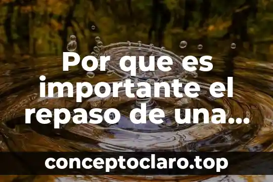 Por que es importante estudiar la psicología 7 Por que es importante el repaso de una leccion