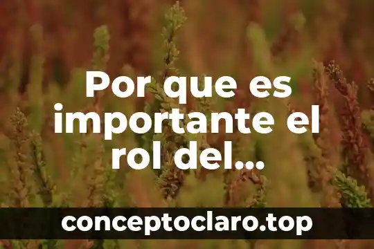 Por que es importante el rol del psicólogo educativo