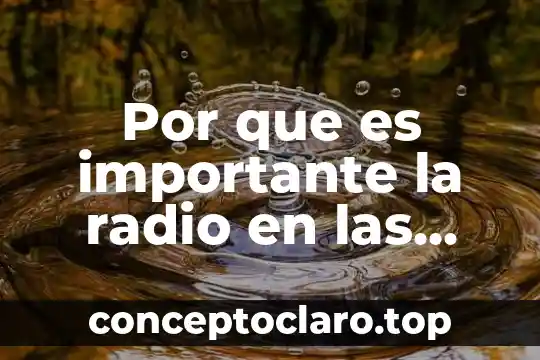 Que es el efecto de cross en radio 3 Por que es importante la radio en las sierras