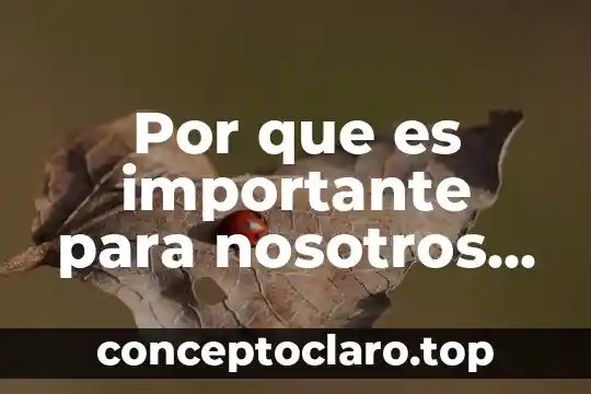 Por que es importante para nosotros como odontologos