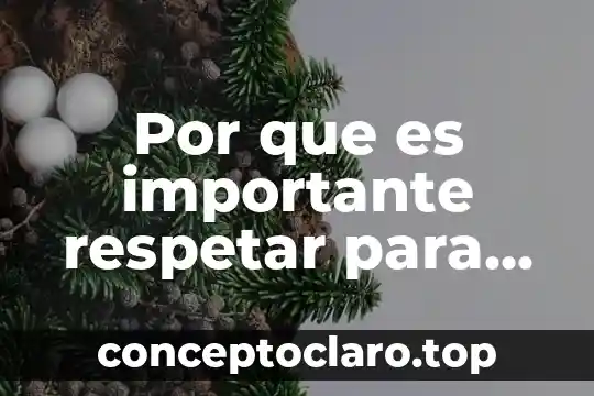 Por que es importante respetar para niños