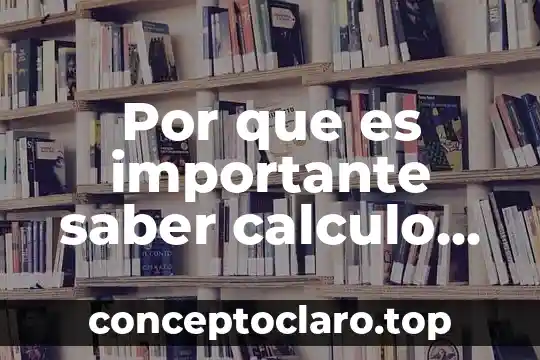 Por que es importante saber calculo mental