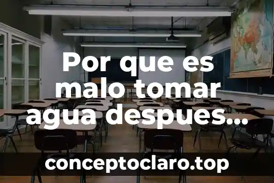Que es la agua entubada 7 Por que es malo tomar agua despues de hacer ejercicio