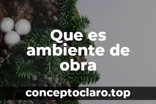 Qué es un ambiente público 6 Que es ambiente de obra