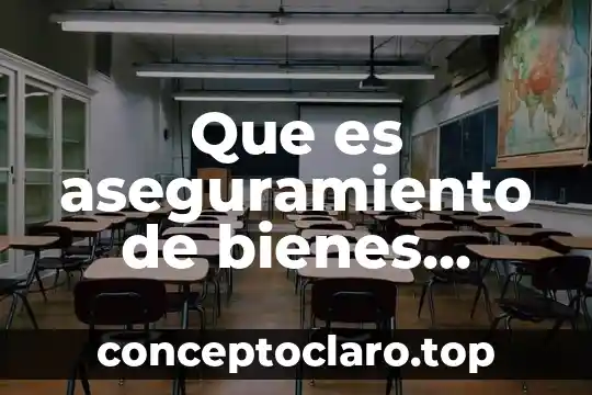 Que es aseguramiento de bienes derecho
